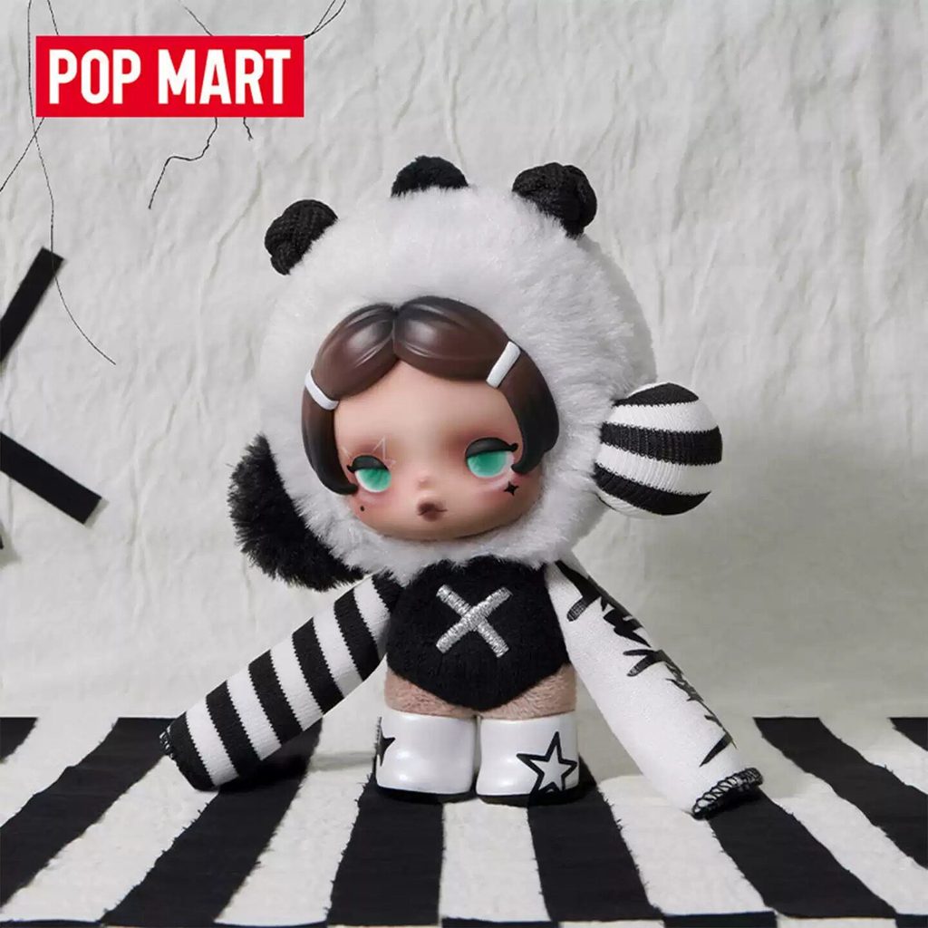 ((ลับ) POP MA RT POP Mart SKULLPANDA อย่าอยากอยากอยากไม่ว่า Series SP Vinyl Plush Doll Pendant Myste