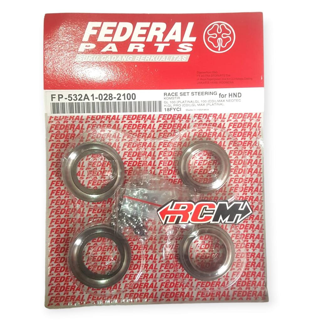 FP-532A1-028-2100 STIR RACE SET STEERING GL 100 PROCDI MAX GL MAX NEO ORIGINAL FEDERAL ของแท้