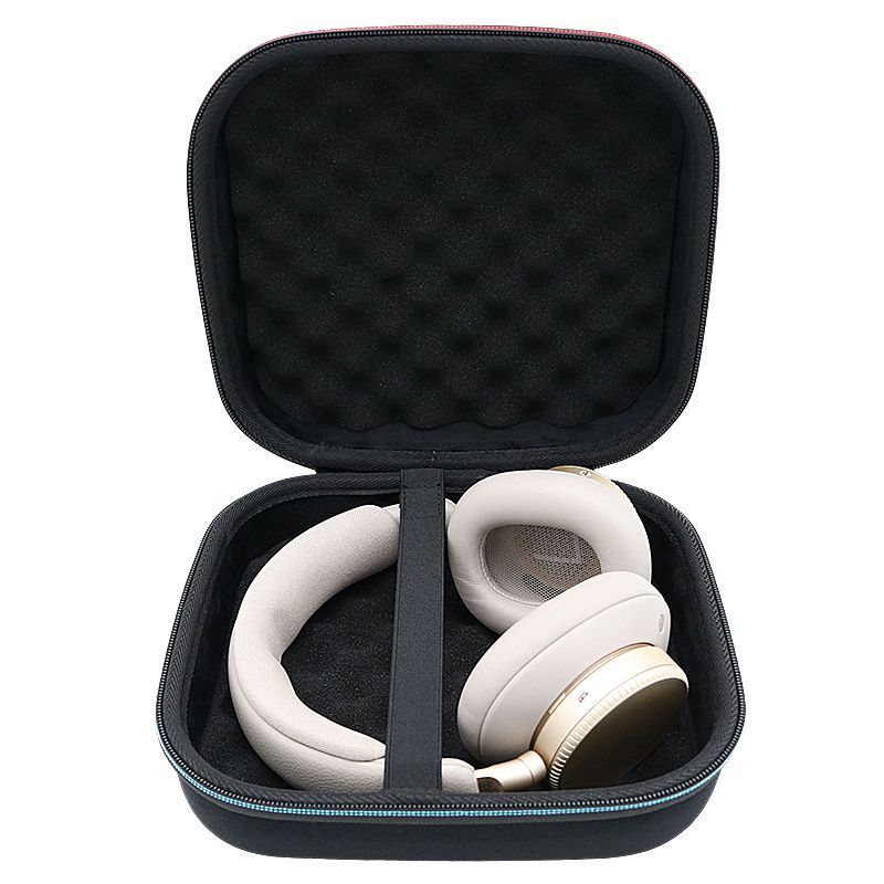 เหมาะสําหรับ B & O Beoplay H100 กระเป๋าเก็บหูฟังกล่องฟองน้ําสองด้านการบีบอัดการดูดซับแรงกระแทกกล่องป