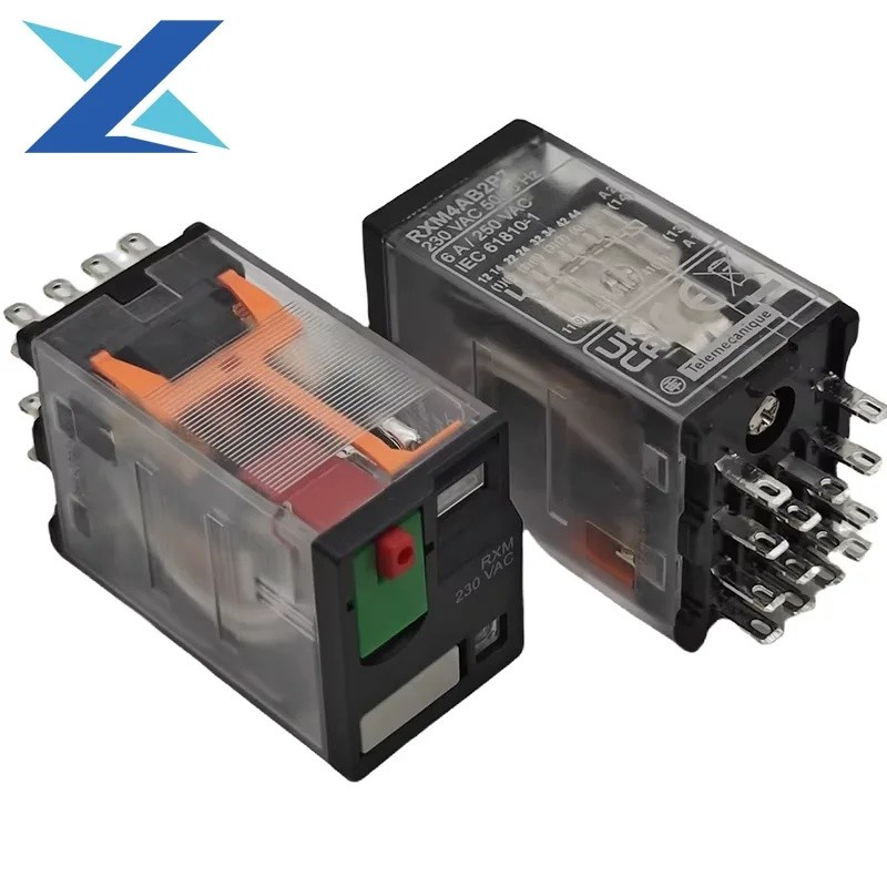 NewSchneider ใหม่ Original Electromechanical Small Plug in Relay Rxm RXM4AB2P7 Miniature Relay----