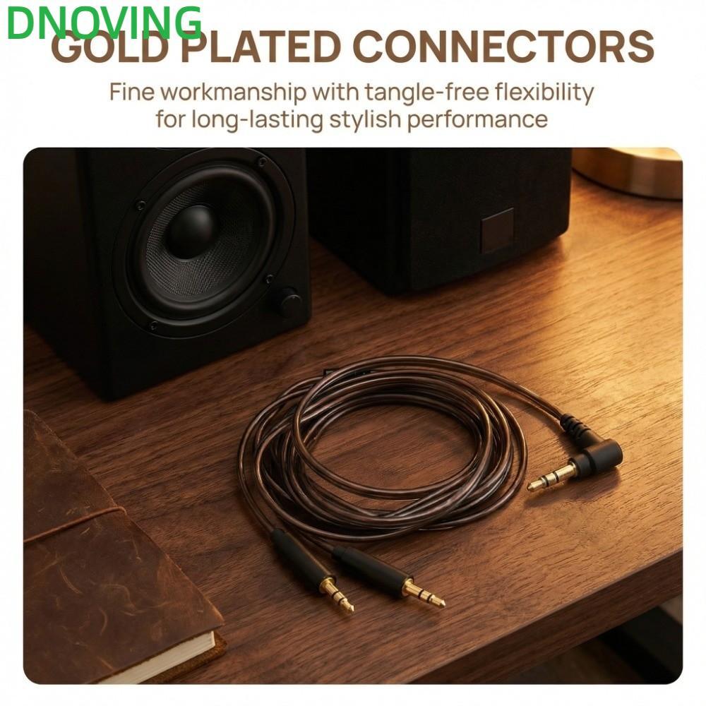 DNOVING หูฟังเปลี่ยนสาย, 120 ซม./47.2in Plug และ Play Aux สาย, 3.5 มม.คู่ 2.5 มม.อัพเกรดสายสัญญาณเสี