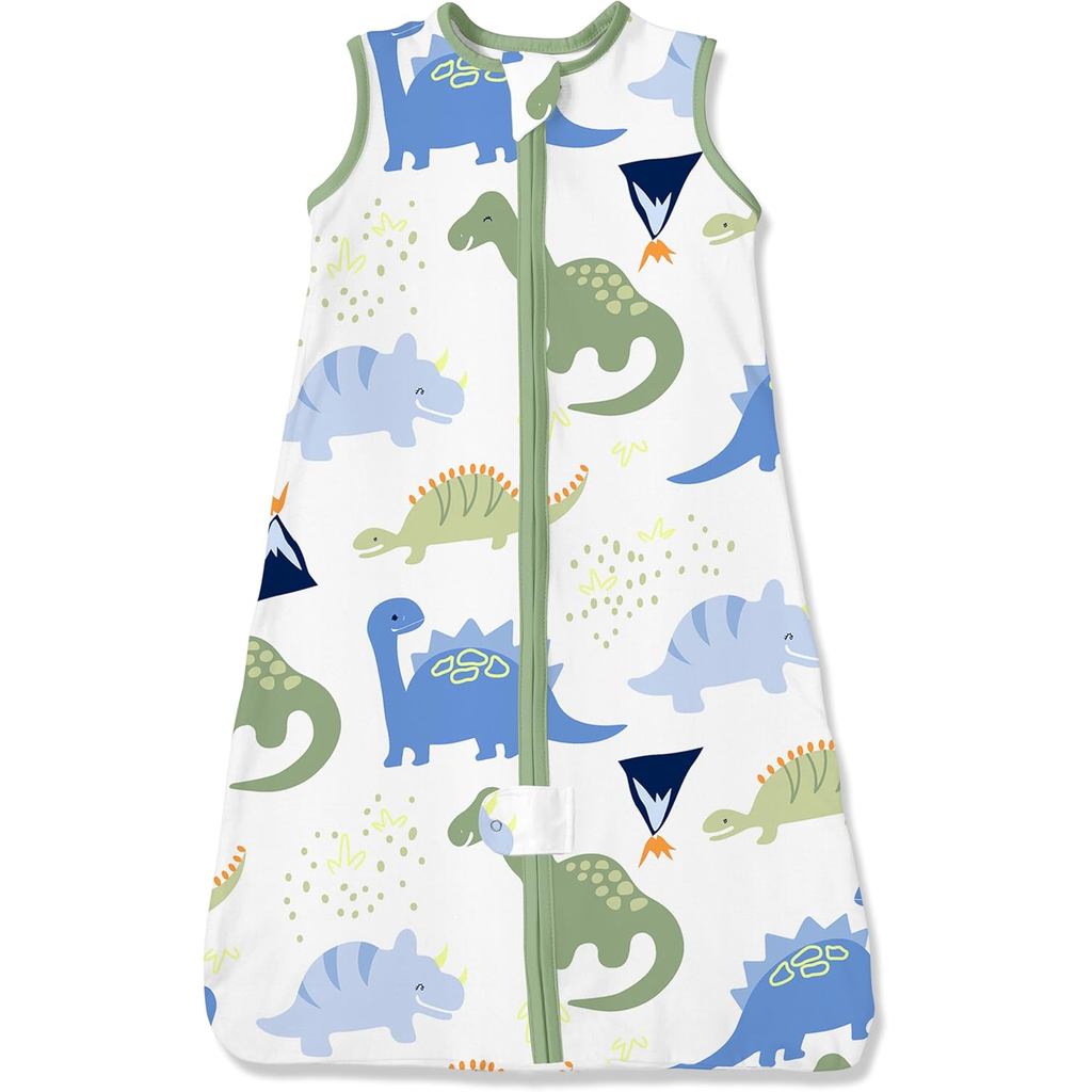 TotAha Light Sleep Sack ยืดนุ่ม Cozy Wearable ผ้าห่ม Sleep Bag พร้อมซิปปลอดภัย 2 ทางสําหรับ 0-6-12-2