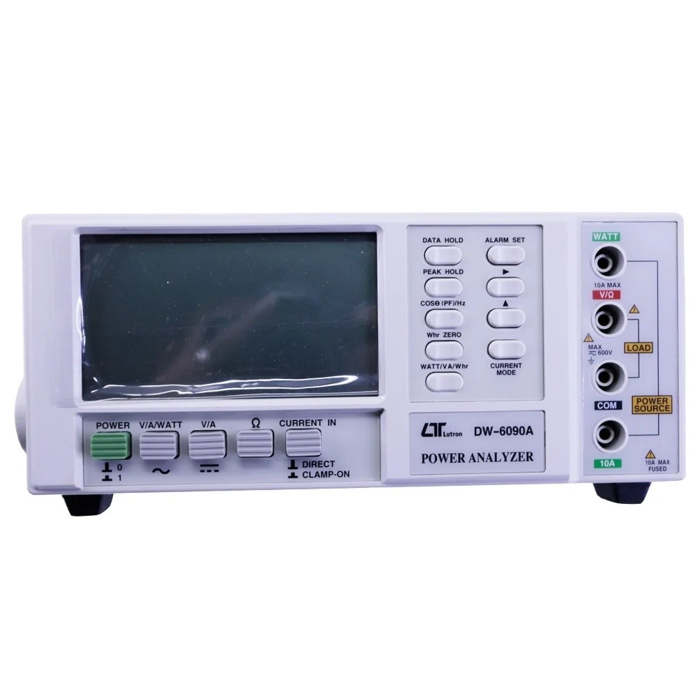 FGXT Lutron DW-6090A เครื่องวิเคราะห์พลังงานแบบตั้งโต๊ะ Power Factor Power Meter Ohm Meter พร้อมฟังก