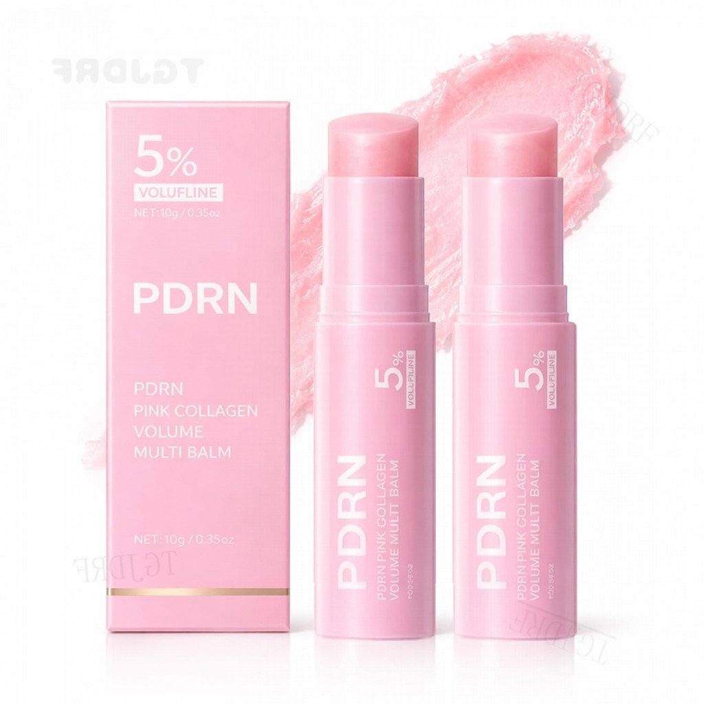 PDRNPinkCollagenMultiBalmStick-K-BeautyVolufiline&NAD+BoosterforFace,Neck&Under-Eyes-TryPlumping,Fir