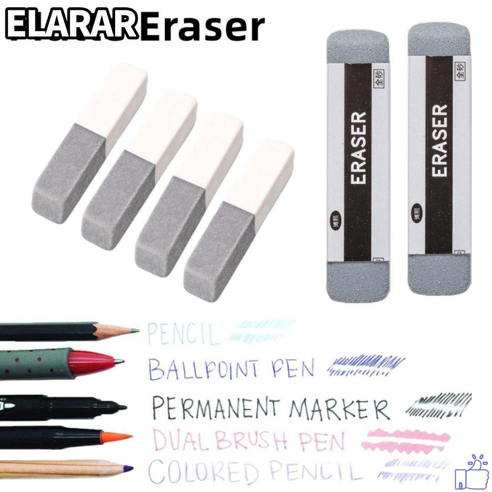 เอลรา‌R 1PCS Frosted Eraser,Dual-use Matte Sand Eraser,Multi-functional Student Gift Traceless Penci