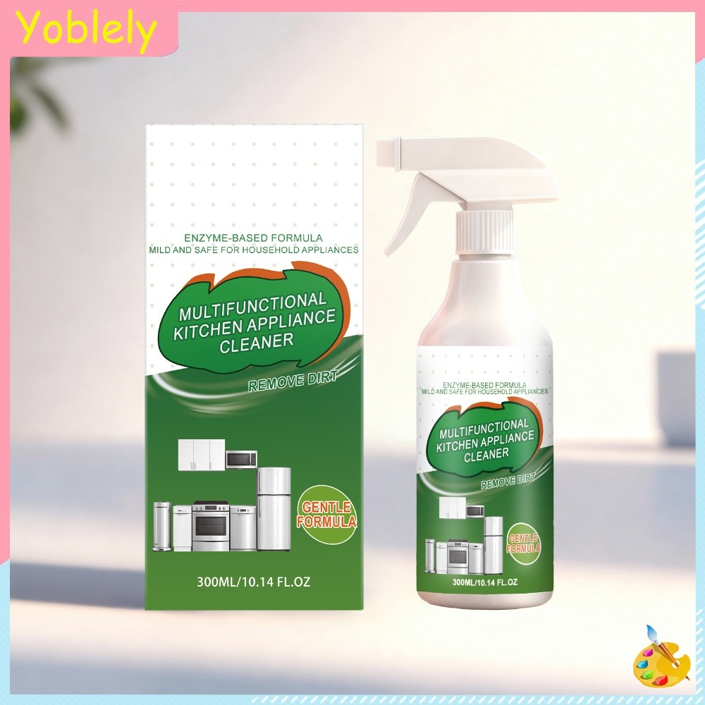 [Yoblely.th] 300ml Enzyme Foam Cleaner Multi-purpose Enzyme Oil Stain Remover Heavy Duty Surface Cle