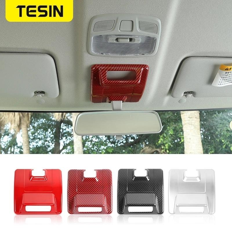 TESIN อุปกรณ์ตกแต่งภายในสําหรับ Suzuki Jimny 2019 + รถด้านในกระจกมองหลังฐานตกแต่งสําหรับ Suzuki Jimn