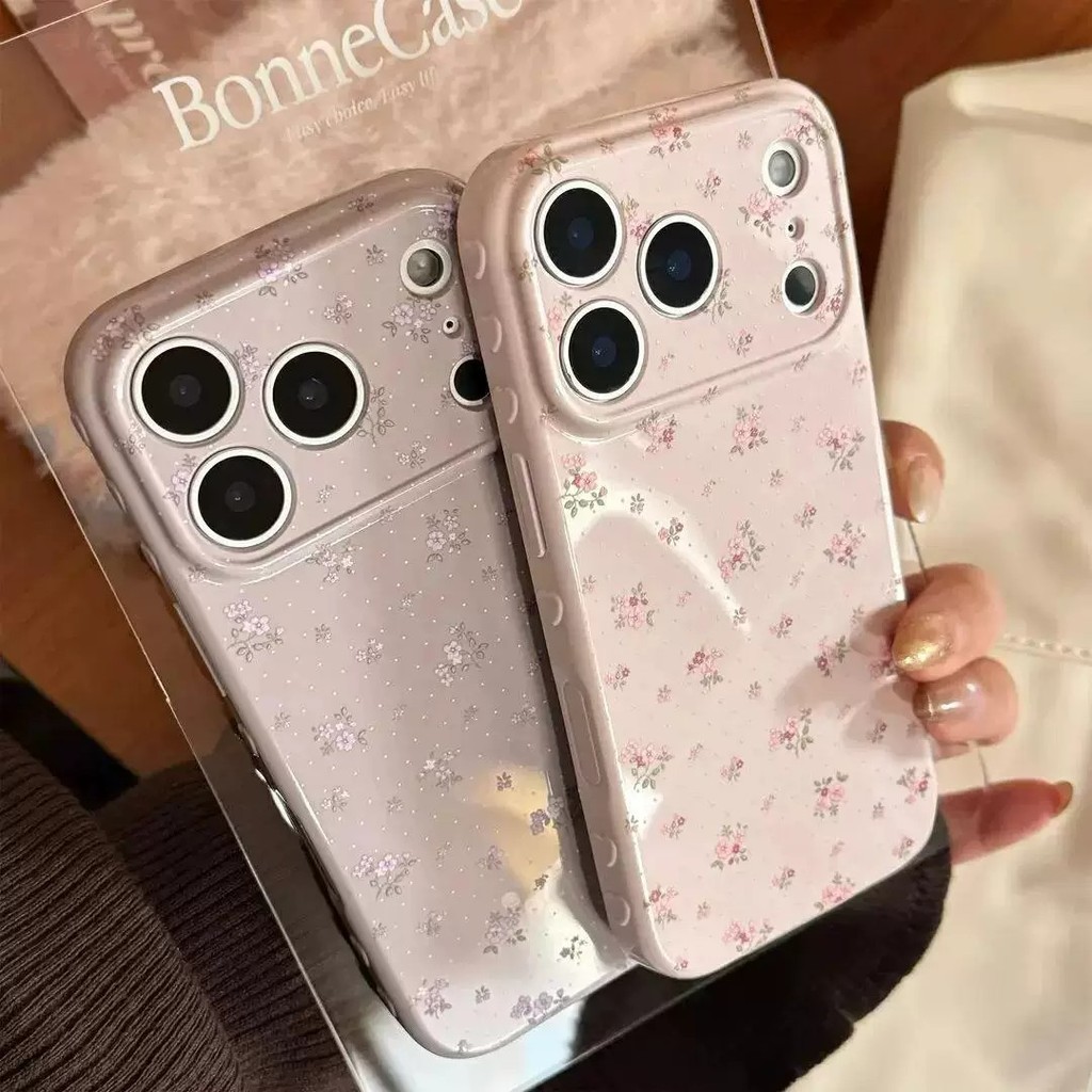 เคสสำหรับ iPhone 17 16 15 14 13 12 11 Pro Max XR XS กันกระแทก หัวใจ 3D สีหวาน น่ารัก กันรอย ขอบนิ่ม ถุง