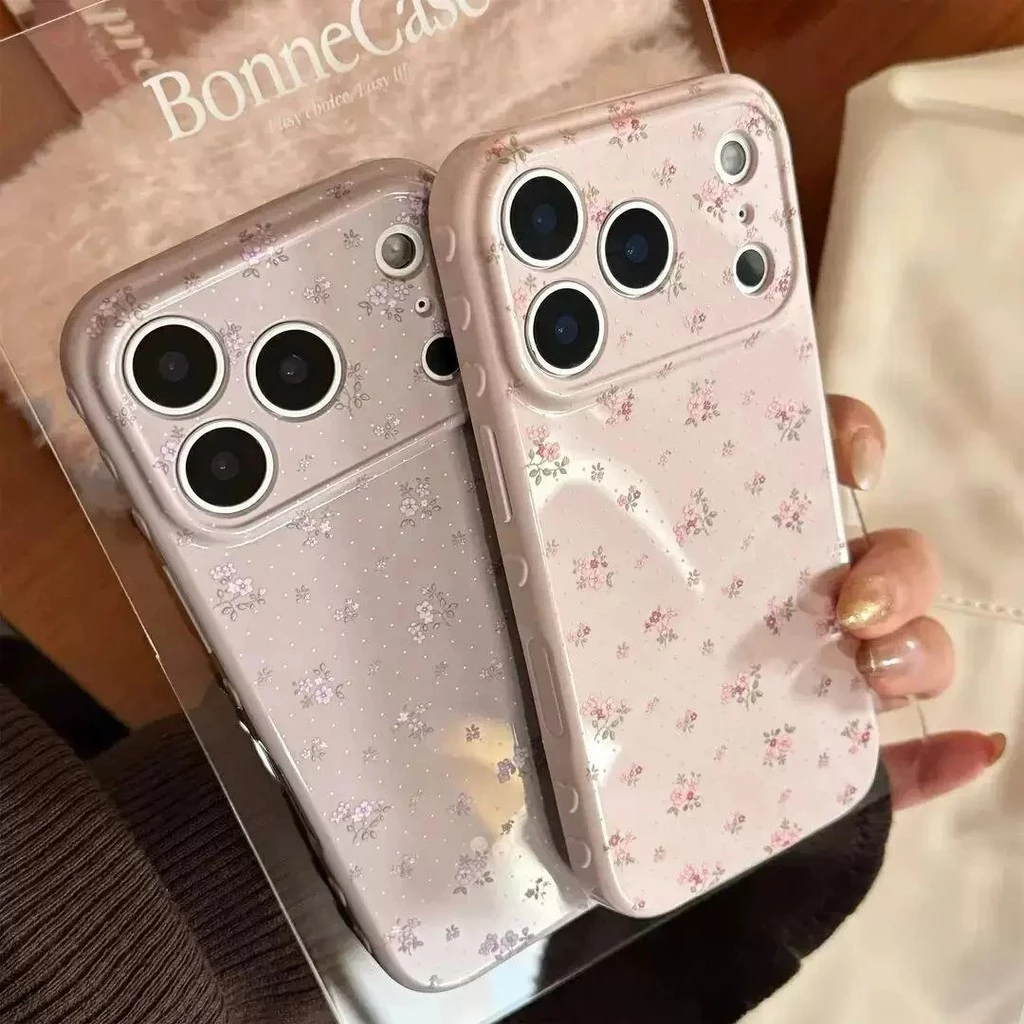 เคสสำหรับ iPhone 17 16 15 14 13 12 11 Pro Max XR XS กันกระแทก หัวใจ 3D สีหวาน น่ารัก กันรอย ขอบนิ่ม ถุง