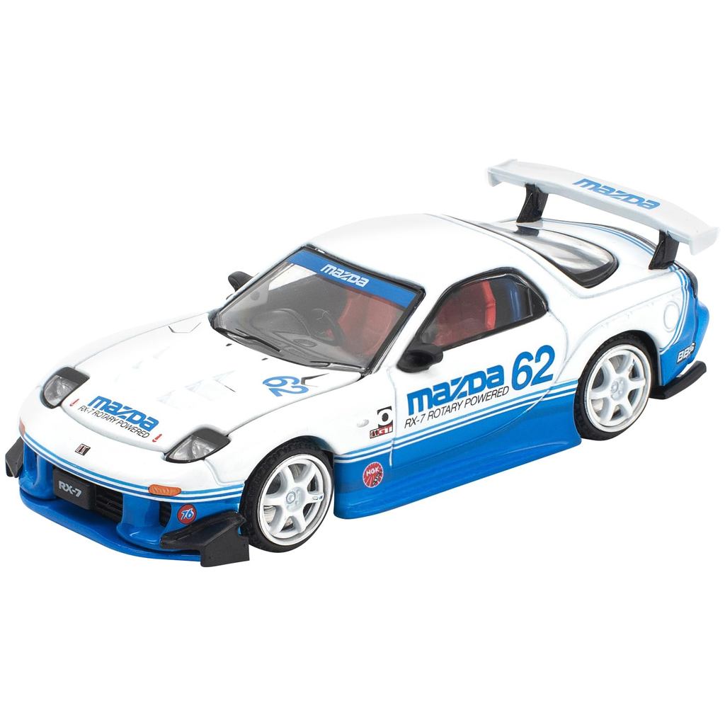Genesis Company POP RACE x Enigma 1/64 Mazda RX-7 (FD3S) Blue/White Finished Product PRE021Direct fr