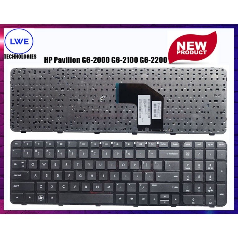 H Pavilion G6-2000 G6-2100 G6-2200 G6-2300 2116TX 2138sa 2139sa 2140sa 2141sa 2210sa แป้นพิมพ์แล็ปท็