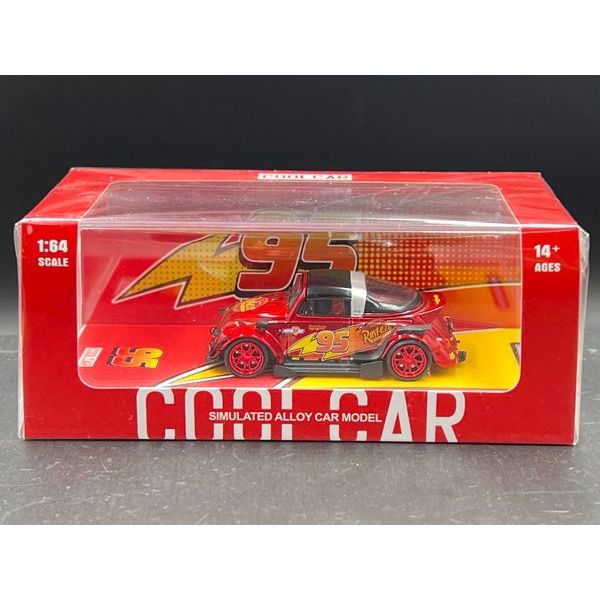 CoolCar 1/64 
Lightning McQueen Diecast Model. 
Beetle Lightning McQueen