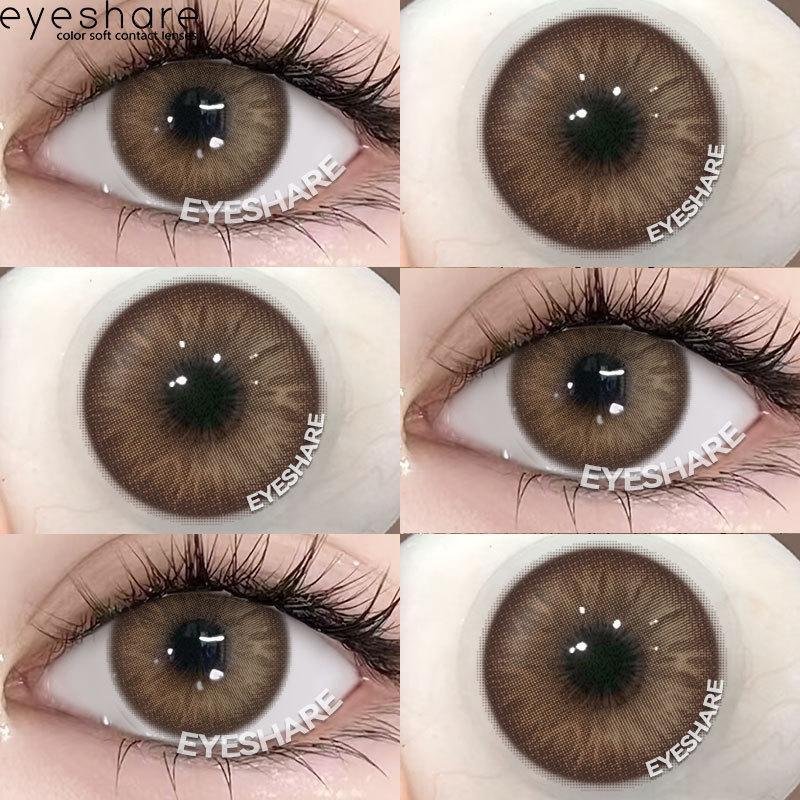 【COD】คอนแทคเลนส์สี DUBLIN Brown 1 คู่ ขนาด 14.2 มม.-14.5 มม. สีเทา น้ำตาล ดำ ดีไซน์น่ารัก ทันสมัย ​​สีธรรมชาติ ใช้ได้ทั้งชายและหญิง