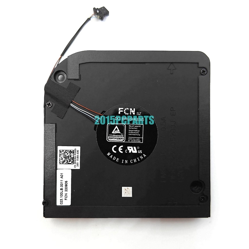 พัดลมใหม่สําหรับ Dell Latitude 5520 Precision 3560 CPU Fan 0DXJNV