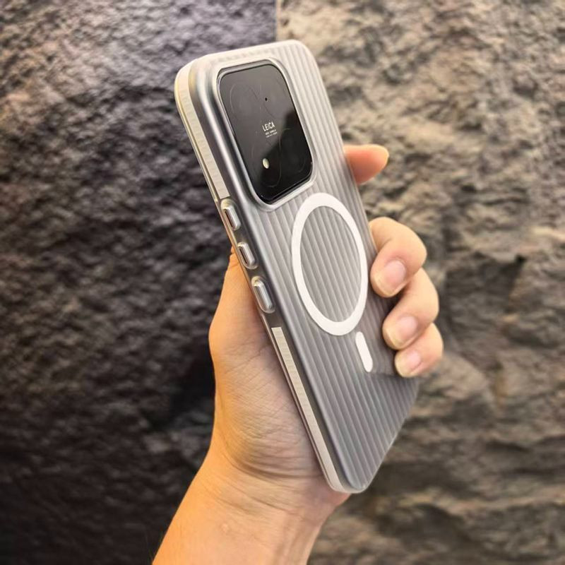สําหรับ Xiaomi 17max เคสโทรศัพท์ 17 Pro Max k90max Anti-slip Edge Strip ลูกฟูกรูปแบบ Kevlar Texture 