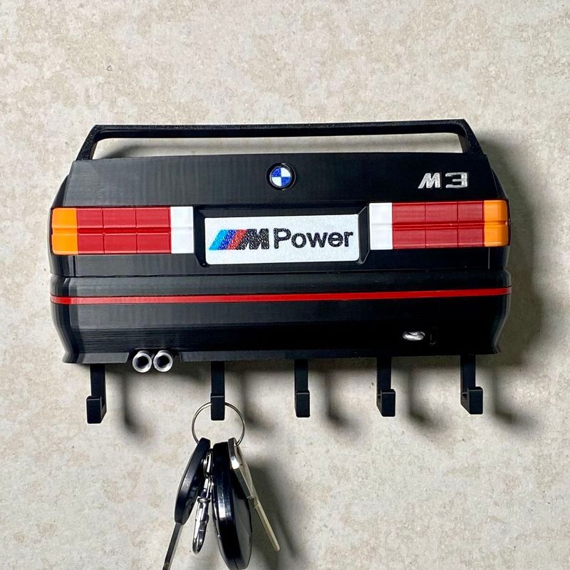 BMW BMW E30 M3 Key Hook Storage Car Culture Peripheral Wall Decorative Racing Car Model Model