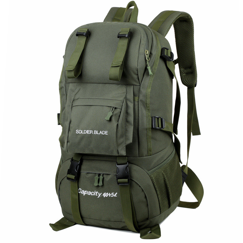 ใหม่ฟอร์ดผ้ากระเป๋าเป้สะพายหลังเดินป่าขนาดใหญ่‐ความจุกันน้ําน้ําหนักเบาความดัน-Reliefกลางแจ้งRucksackสําหรับการเดินทางขี่จักรยานCamping Trekking,ทนทาน Daypackสําหรับผู้ชายผู้หญิงกลางแจ้