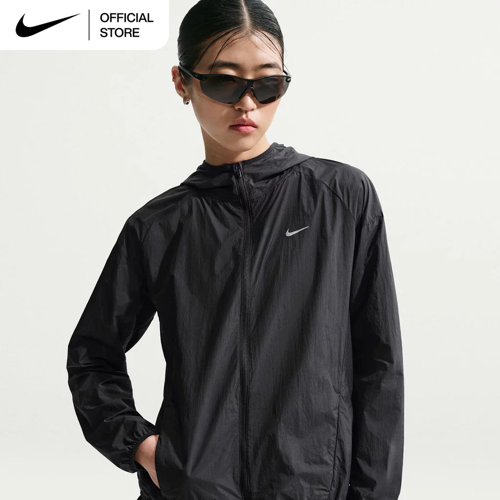 Nike Women's Tempo UV Protection Lightweight Running Jacket - Black [IH7974-010]