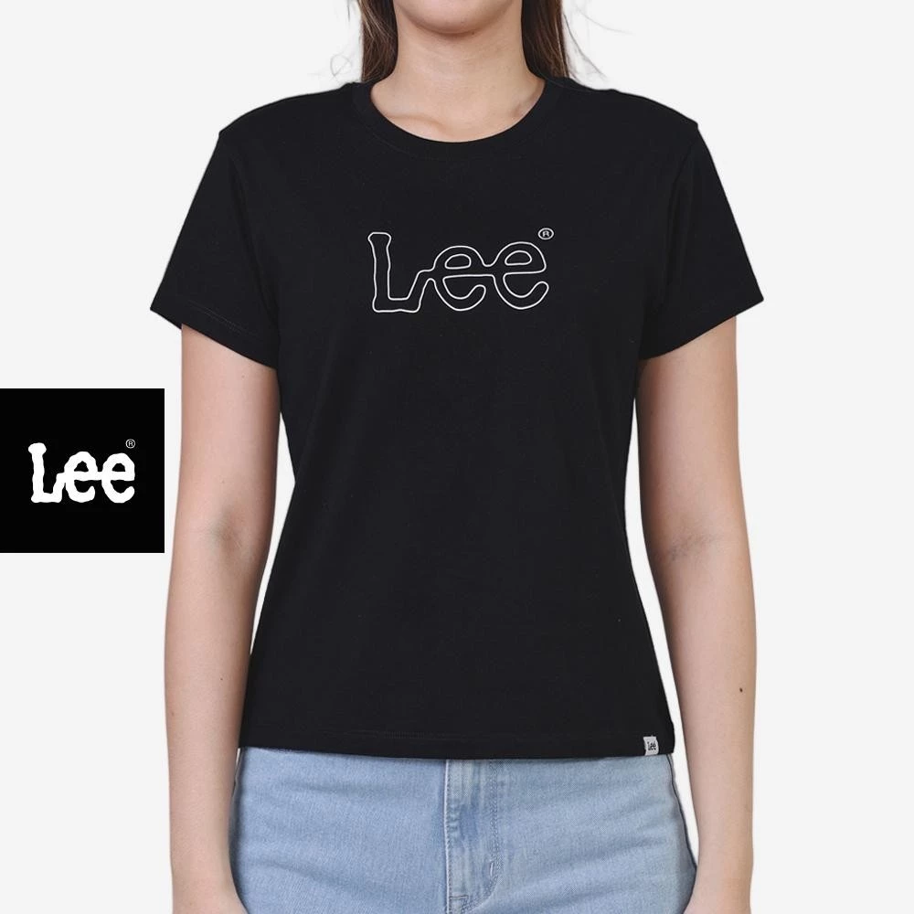 LEE เสื้อยืดแขนสั้นผู้หญิง รุ่น LE F225WTSSF15 สีดำ