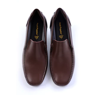 Hush Puppies รองเท้าผู้ชาย รุ่น HP 8HCFB1815F - สีน้ำตาล (รองเท้าลำลองหนังแท้ แบบสวม)