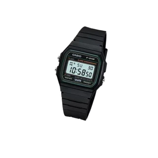 CASIO นาฬิกาข้อมือ CASIO รุ่น F-91W-3DG วัสดุเรซิ่น สีดำ