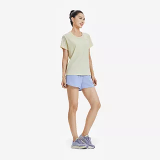 Decathlon Kiprun Run 500 Dry Women'S Breathable Running T-Shirt เสื้อยืดผู้หญิงใส่วิ่ง - Yellow