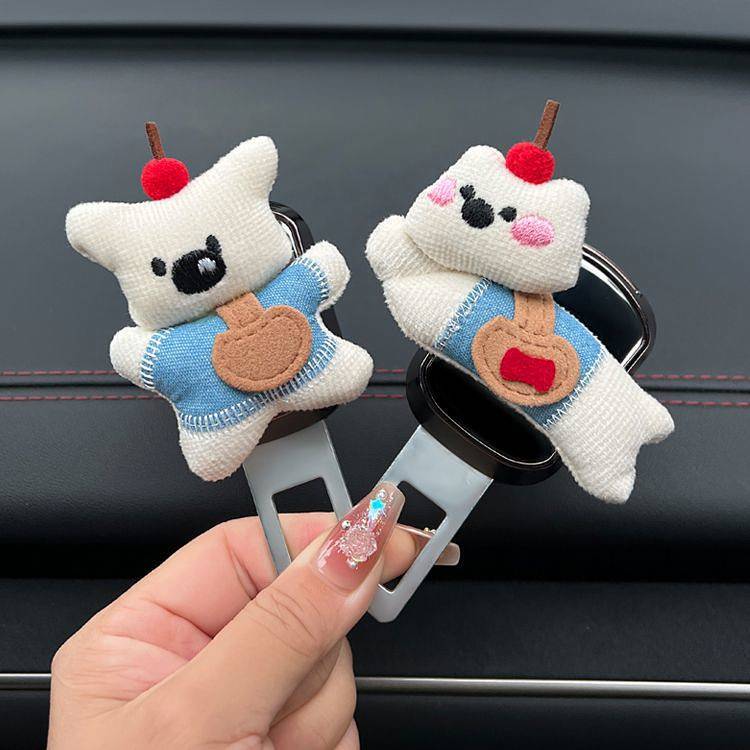 Car Safety Belt Buckle Co-Pilot Safety Plug Be Creative Ornament Safety Belt Extension Belt Holder d