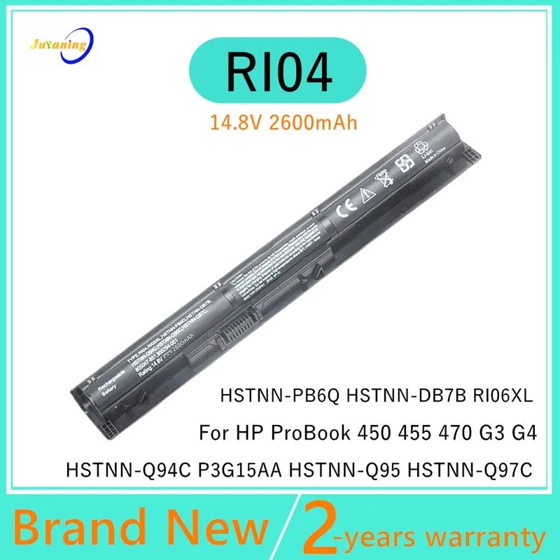 RI04 แบตเตอรี่แล็ปท็อปสําหรับ HP Envy 15 Series 15-q001tx HSTNN-PB6Q HSTNN-DB7B RI06XL 805047-851 80