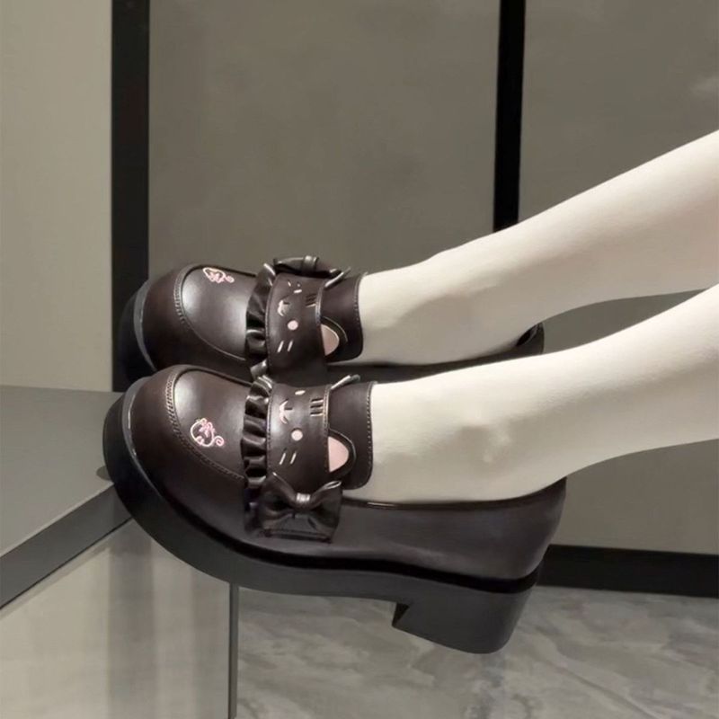 [Basic Style] Lolita Jk Uniform Shoes Lolita Shoes College Students Japanese Basic Shoes Student All