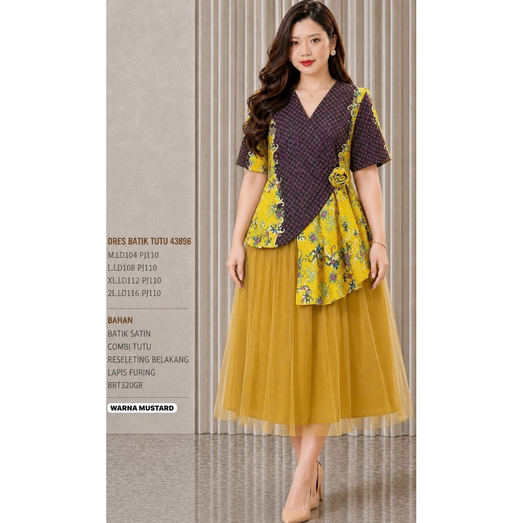 RK5O DRESS BATIK TUTU 4396 320GRAM ขายดีที่สุด