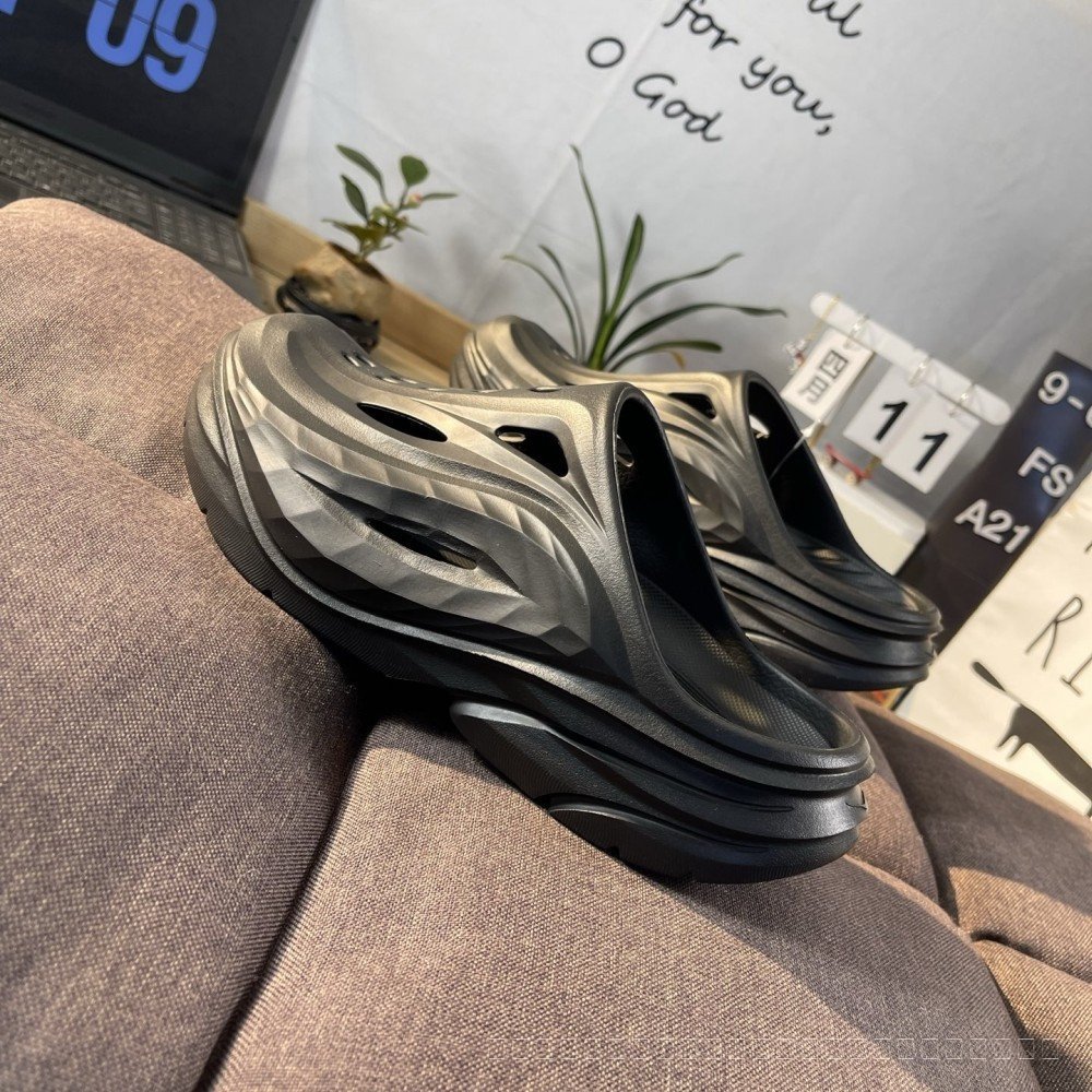 Hoka One One ORA Recovery mule Slide 3 รองเท้าแตะสําหรับผู้ชายรองเท้าแตะกลางแจ้ง 8MXI F4B5