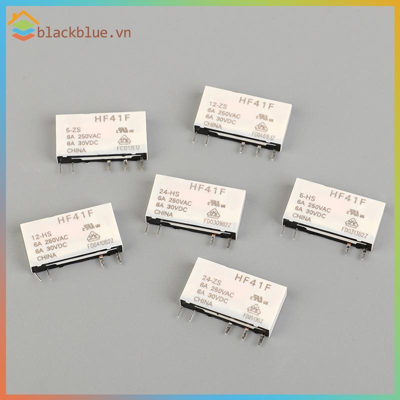 BBLUE HF41F-24-ZS HF41F-12-ZS HF41F-5-ZS HF41F-5-HS HF41F-12-HS HF41F-24-HS รีเลย์อุตสาหกรรม Submini