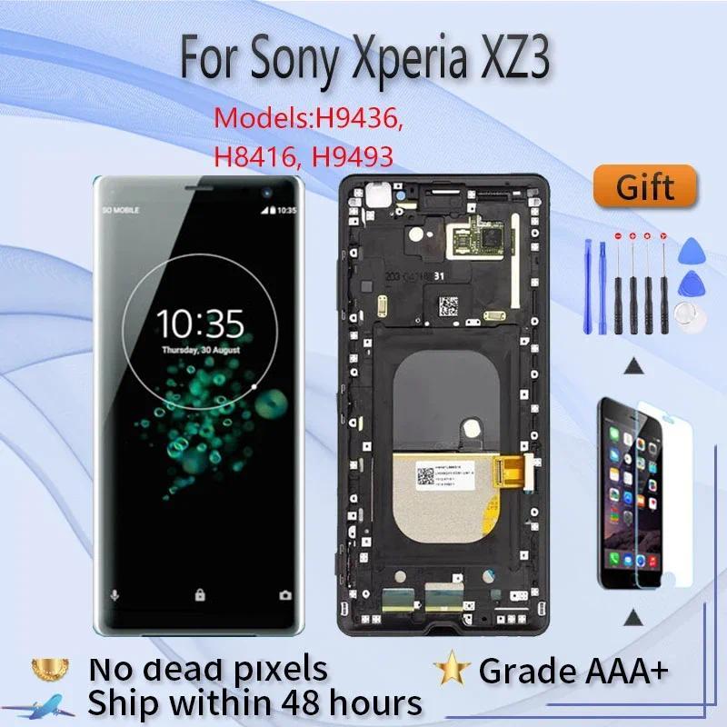สําหรับ Sony Xperia XZ3 หน้าจอ LCD เปลี่ยนจอแสดงผล LCD พร้อมสัมผัสสําหรับ Sony Xperia XZ3 H9436 H841