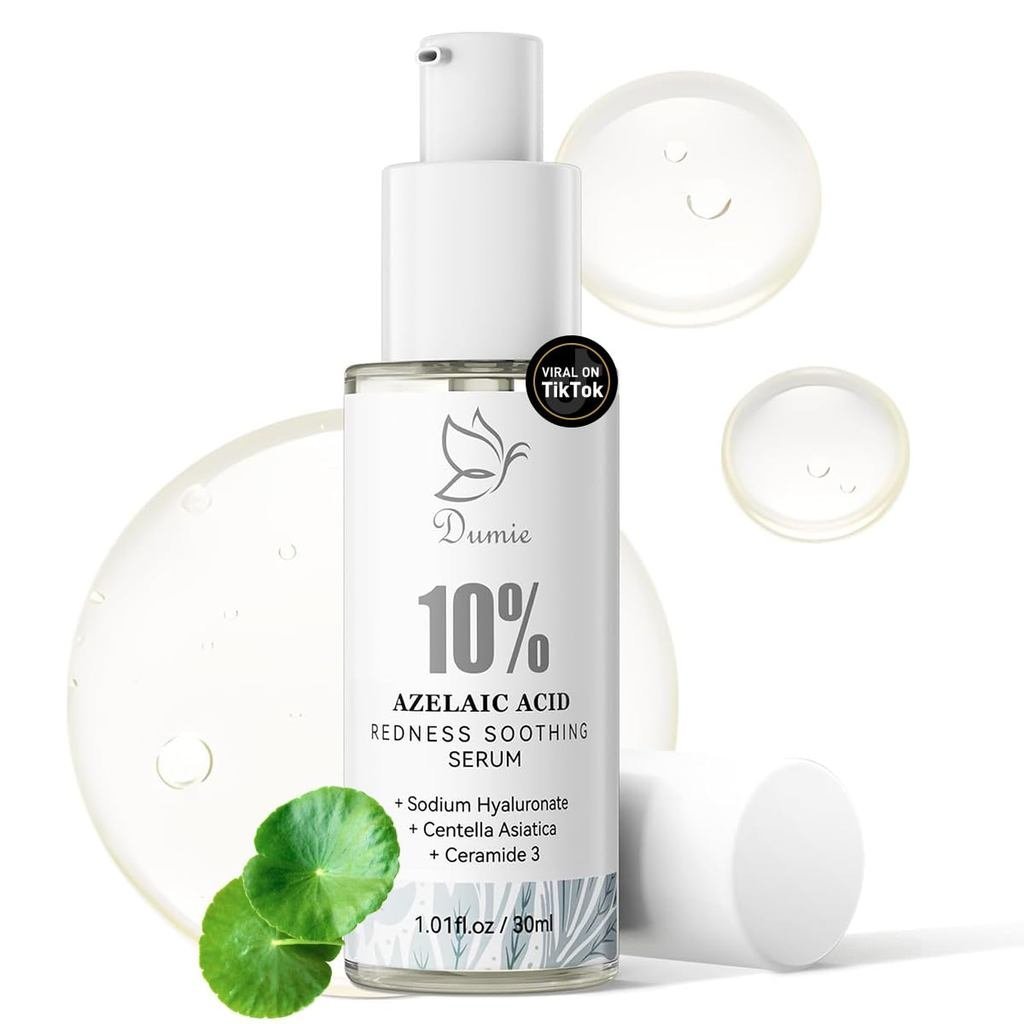 Serum10%,forFacewithCentellaAsiaticaSerumforRednessandUnevenTone,HyaluronicAcid&Ceramide3–Soothes&Cl