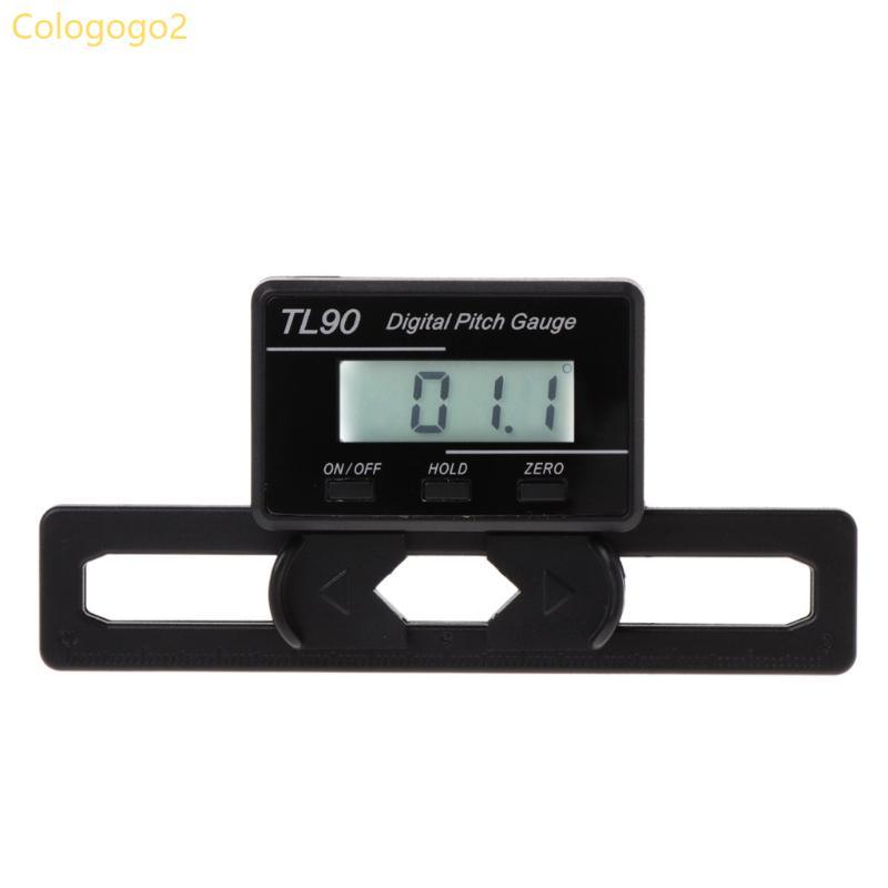 Cologogo2 Tl90 จอแสดงผล LCD Digital Pitch Gauge สกรู Pitch Gauge เหมาะสําหรับเครื่องบิน RC