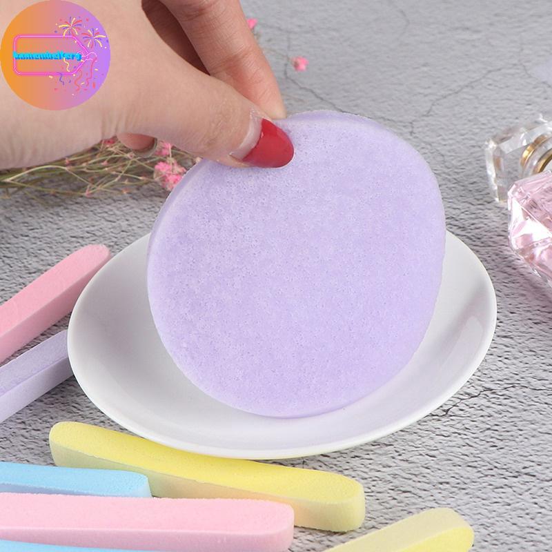 KAM 12pcspress Face Wash Wash Face Sponge Clean Face Disposable Powder Puff Face Cleaning Cotton Pad