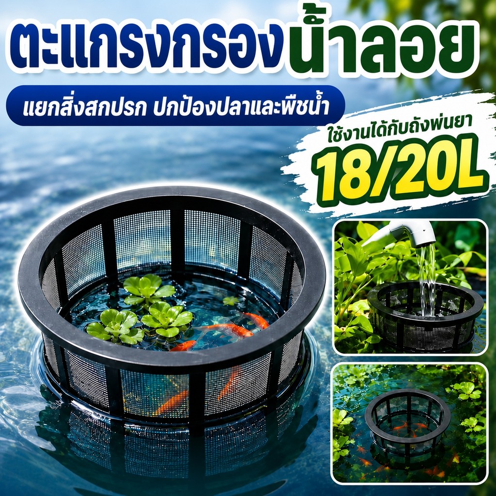 กล่องอนุบาลปลา ลอยน้ำ กล่องแยกปลา ลูกปลา ปลาเล็ก คัดแยกปลา อุปกรณ์ตู้ปลา โปร่งใส ใช้งานง่าย