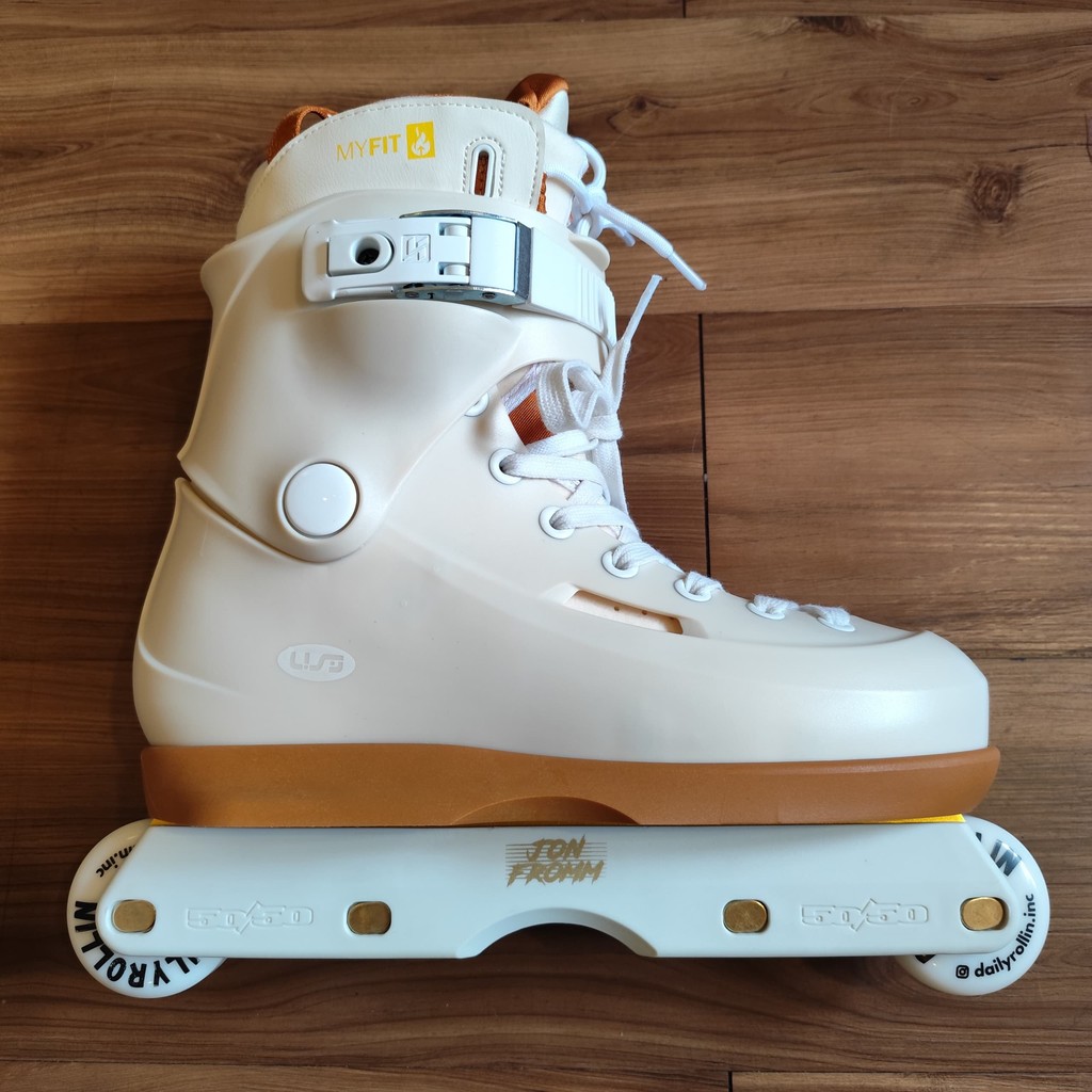 USD - Sway Witzemann Aggressive Inline Skates (ปรับแต่งโดย Mei: EU41-42 / Gold 50/50 & Daily Rollin)