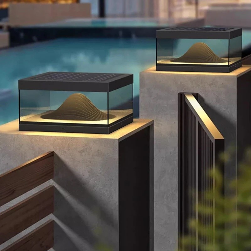 NFYV คุณภาพสูง Villa ภูมิทัศน์ Light กันน้ํา IP65 กลางแจ้งเสาโคมไฟ Courtyard คอลัมน์โคมไฟ Garden กลา