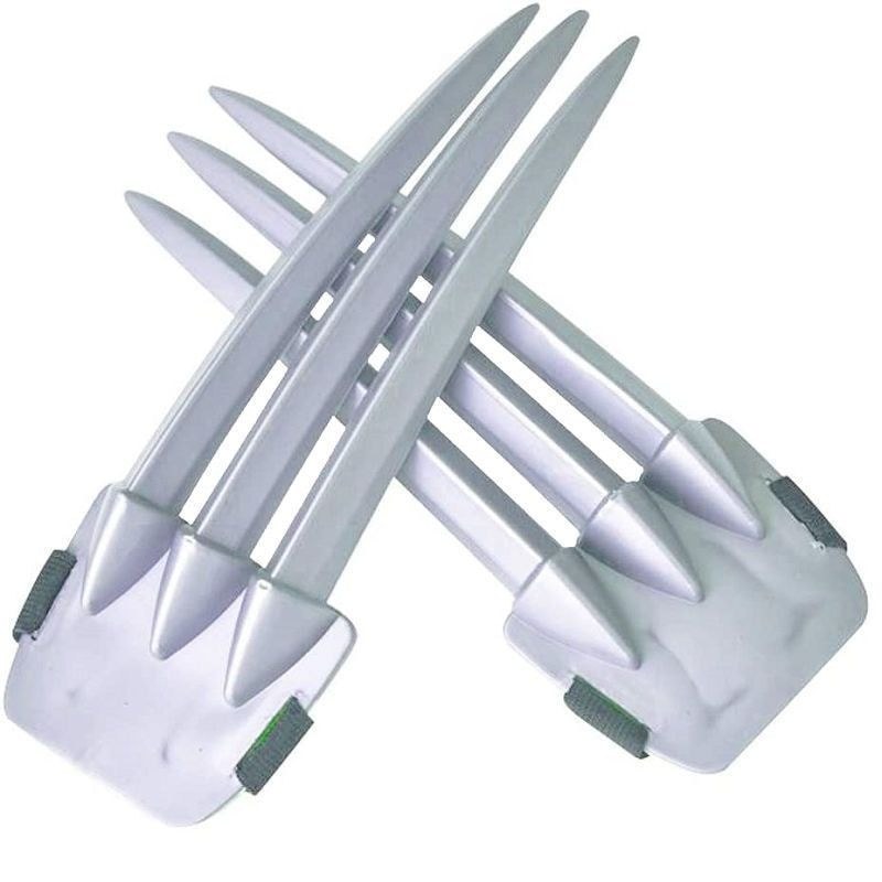 เด็ก Wolverine Paw พลาสติกเหล็ก Paw ของเล่น X-Men คอสเพลย์ฮาโลวีนรุ่นบทบาทเล่น 68k16