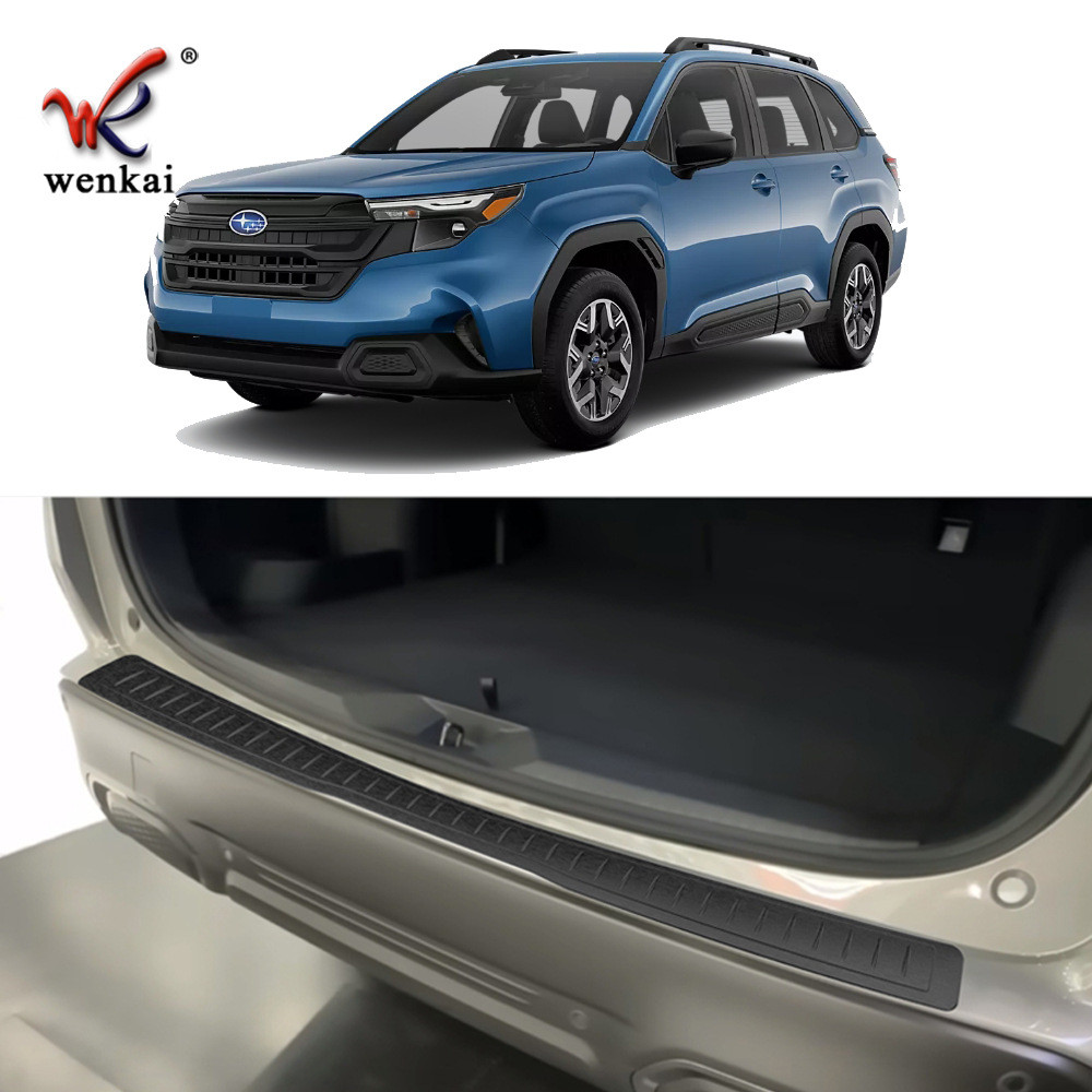 เหมาะสำหรับแผ่นป้องกันพิเศษกันชนหลังของ Subaru Forester รุ่น 25, แผ่นป้องกันขอบประตูหลังแบบปรับแต่ง