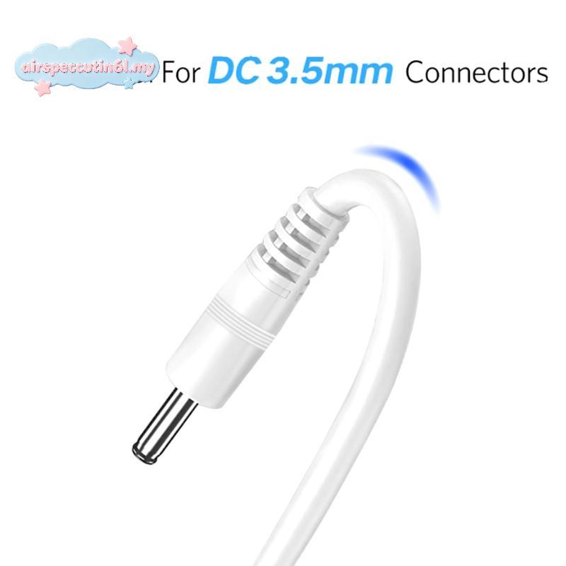 Airspeccutin6l USB To DC 3.5 มม.สาย Ja Connector 5V Charger สายไฟ Universal สําหรับ HUB Mini พัดลมเร