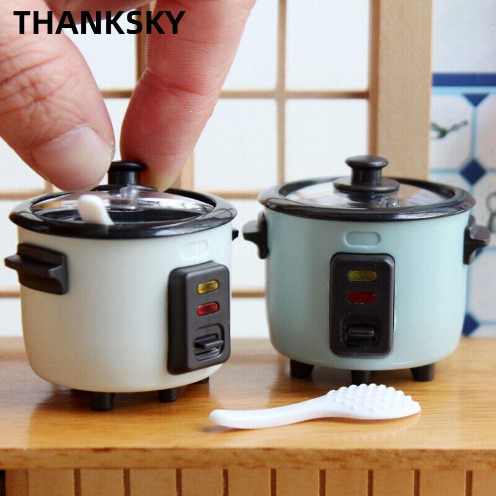 THANKSKY Kitchen Appliances Decorative Doll Food Play Scene Doll House
