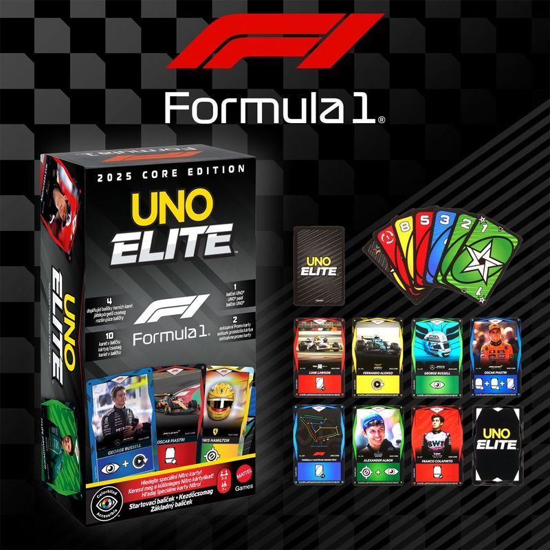UNO Card Board Game Elite Hot Wheels Joint F1 Racing Collection Series Solitaire Collection Card Che