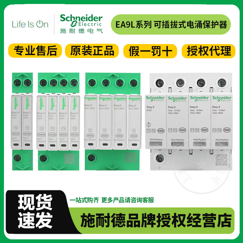 Schneider Surge Protector Lightning Protector EA9L1 12.5 1P+N EA9L 40 3P+N 65 20 4P