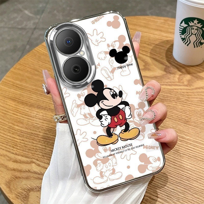 Imura สําหรับ OPPO A1X Epic Mickey การ์ตูนกรณีรอบ 4 มุม Anti-Fall ฝาครอบกันชนเคสโทรศัพท์