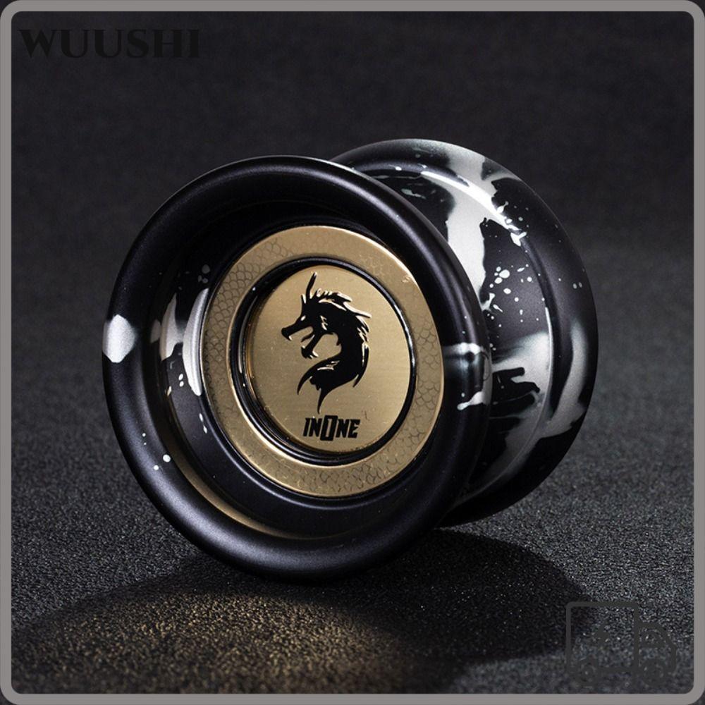 WUSHI 1A Yoyo, ความเข้มข้นแบบพกพาโลหะ Yoyo, ความเรียบง่ายการ์ตูนทนทานการป้องกันการตก Yoyo Ball