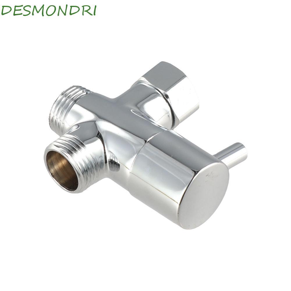 DESMONDRI 3 Way Shower Head Diverter Valve, G1/2 สามฟังก์ชั่น 3 Way Switch Faucet Valve, Shower Fauc