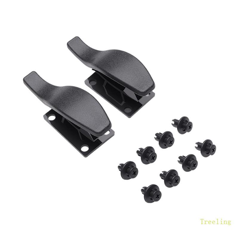 Treeling ภายในรถร่มวงเล็บคู่ 2 ABS Mount คลิปสําหรับร่มเปียกที่แผงท้ายรถและที่นั่งด้านหลัง
