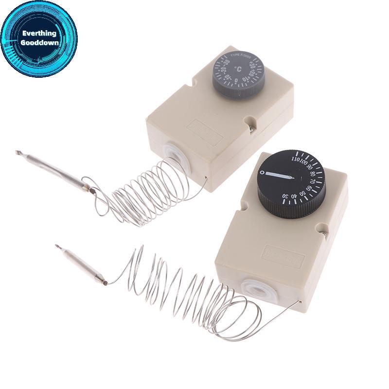 EVERTHING สําหรับอุปกรณ์ไฟฟ้าลูกบิดอุณหภูมิสวิทช์ Capillary Thermostat 50-300C 0-60C 0-50C 0-40C 30-